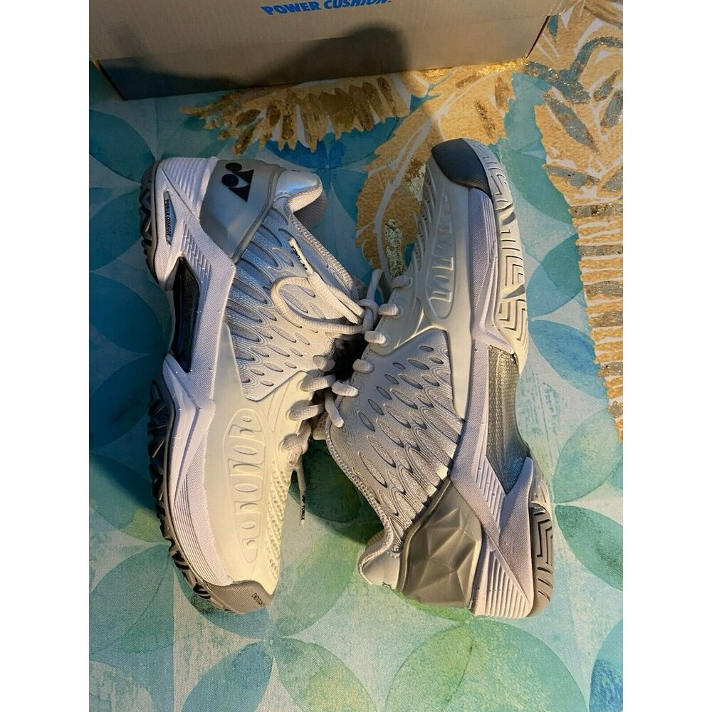 Yonex Power Cushion Eclipsion Tennis Shoes Size 6.5 W 5 M White Used With Box View 6